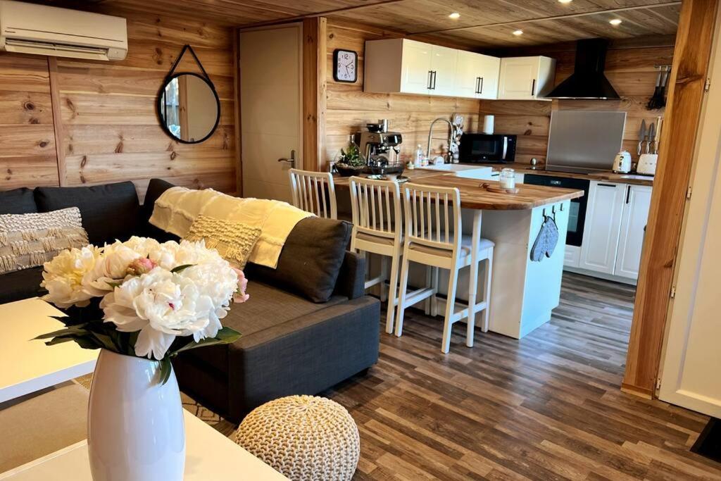 Chalet Et Jaccuzy Sur La Plage Бискаррос Экстерьер фото