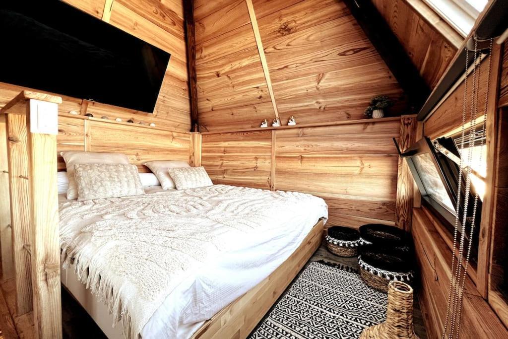 Chalet Et Jaccuzy Sur La Plage Бискаррос Экстерьер фото