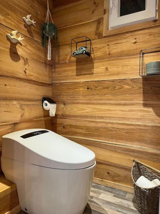 Chalet Et Jaccuzy Sur La Plage Бискаррос Экстерьер фото