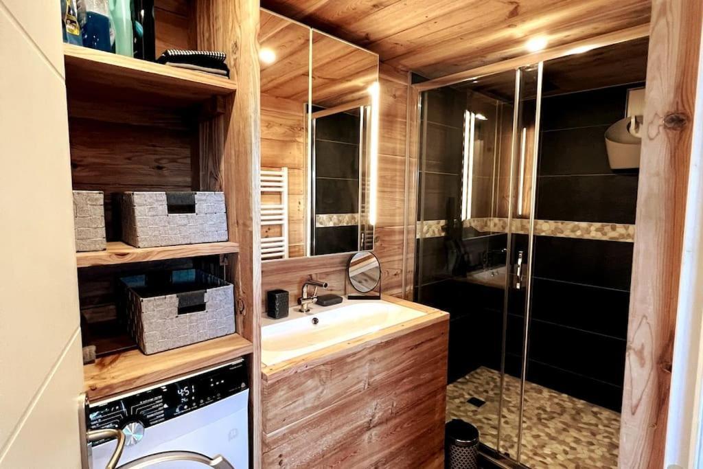 Chalet Et Jaccuzy Sur La Plage Бискаррос Экстерьер фото