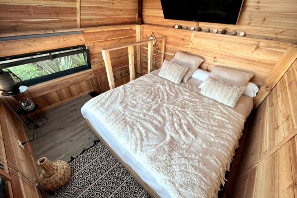 Chalet Et Jaccuzy Sur La Plage Бискаррос Экстерьер фото