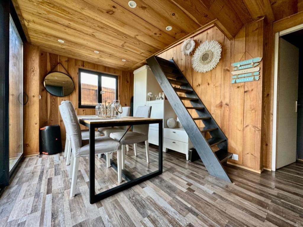 Chalet Et Jaccuzy Sur La Plage Бискаррос Экстерьер фото